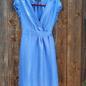 Banana Republic 8p silk blue dress